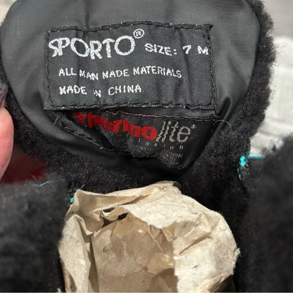 SPORTO Vintage Emerald/Black Thermolite Hiking Boots